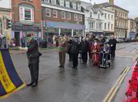 Wellington remembers the fallen with two minute silence in town centre