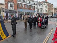 Wellington remembers the fallen with two minute silence in town centre