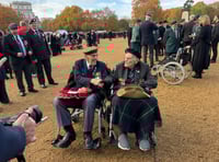 WWII veteran, 101, attends Remembrance service in London