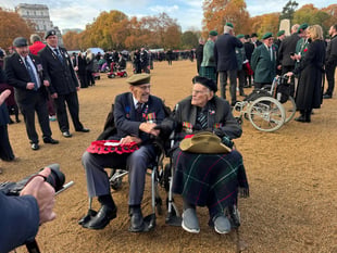 WWII veteran, 101, attends Remembrance service in London