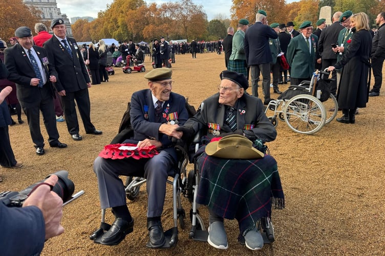 Ken Embleton would join fellow veterans at the National Service at The Cenotaph in Whitehall, London, on Sunday, November 9.