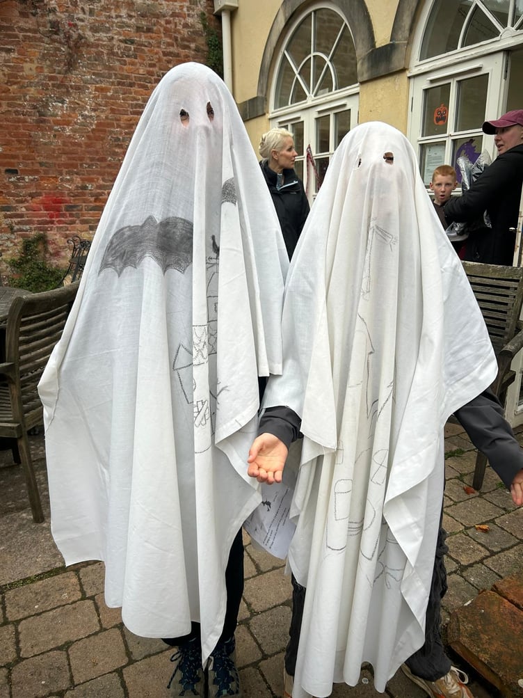 Visitors were encouraged to come in costumes to take on the trail.