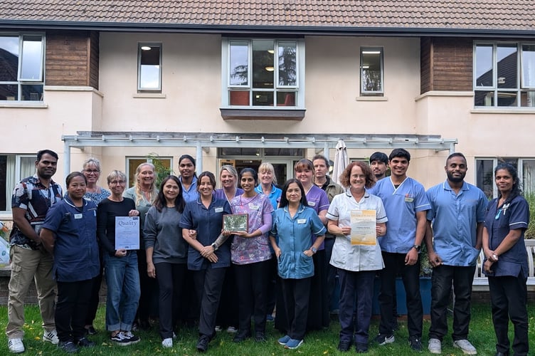 Chelston Park and Gardens were awarded full marks by the Gold Standards Framework's assessor. 
