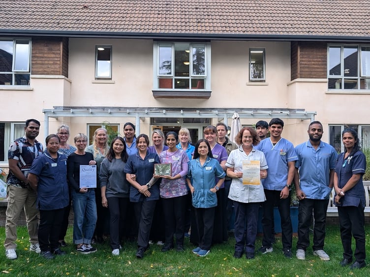 Chelston Park and Gardens were awarded full marks by the Gold Standards Framework's assessor.