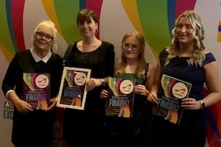 There was a double celebration for Nynehead Court at the South West Care Awards when Kirsty Norman and Emma Lapthorn received awards