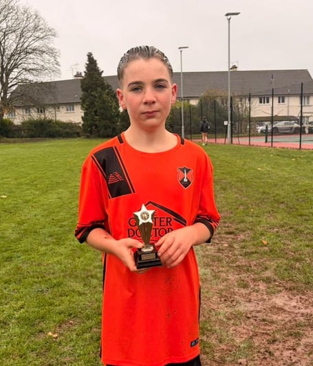 Player of the Match Caleb J-H