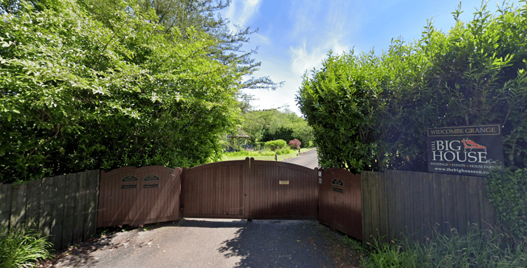 The entrance to Widcombe Grange and Widcombe House, Culmhead.