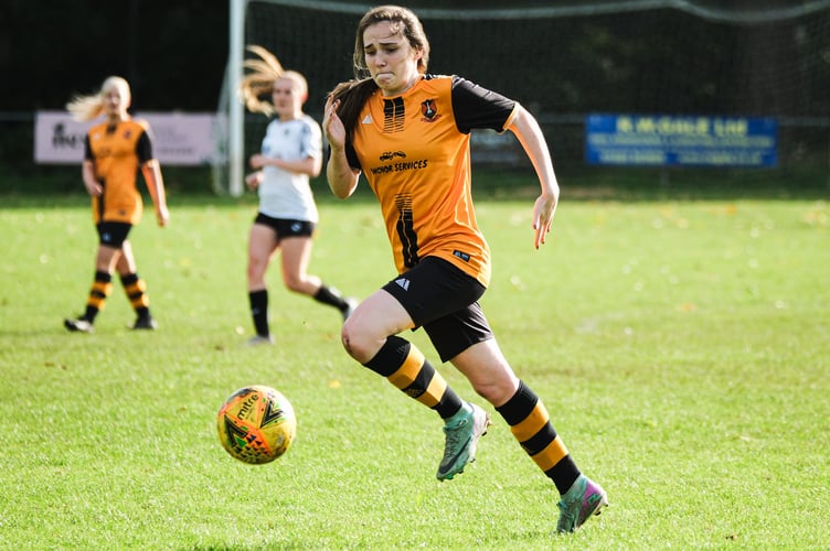 Leah Morrell - scored a splendid hat-trick for Wildcats