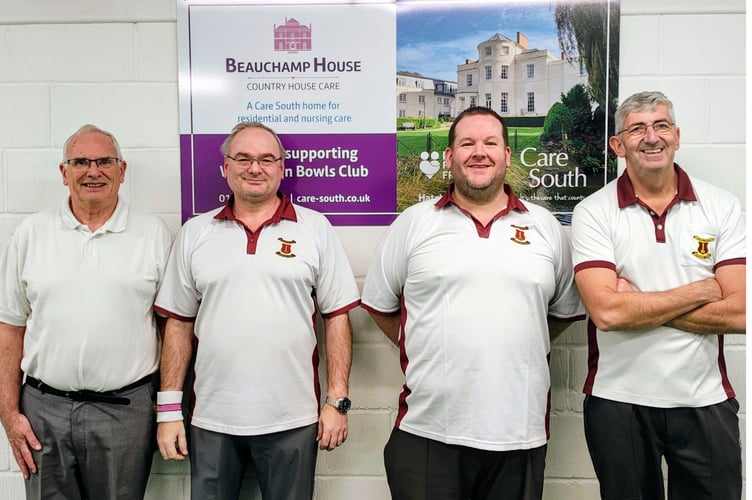 Bowlsheviks, left to right: Andrew Baird, Dave Harrison, Roy Marriott and Phil Ellis.