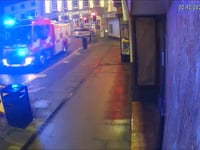 Christmas lights cause fire in town centre
