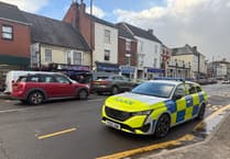 Huge police presence outside Wellington shop