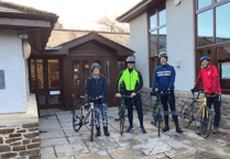 Community support as heads cycle to all eight Moorland Federation schools in a day