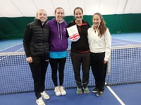 Elizabeth Deem in winning tennis team