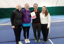 Elizabeth Deem in winning tennis team