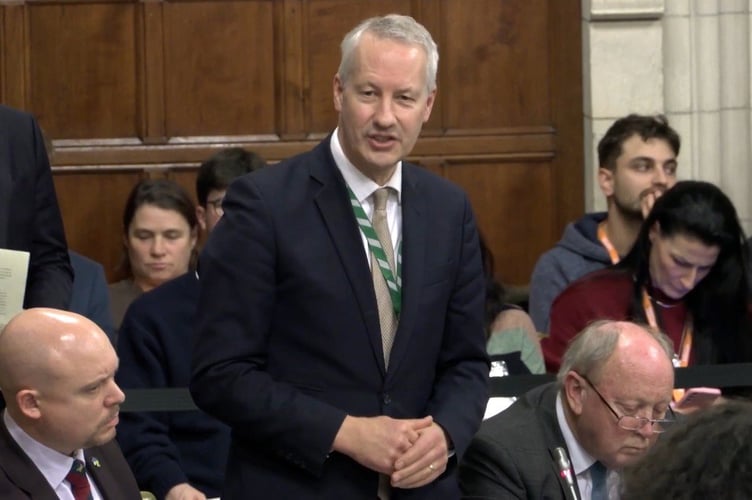 MP Gideon Amos speaking against digital ID cards in a Westminster Hall debate.