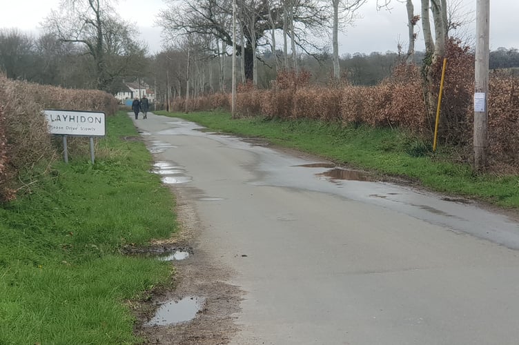 Three fire crews from Wellington and Taunton were called to a blaze in a property in Clayhidon.
