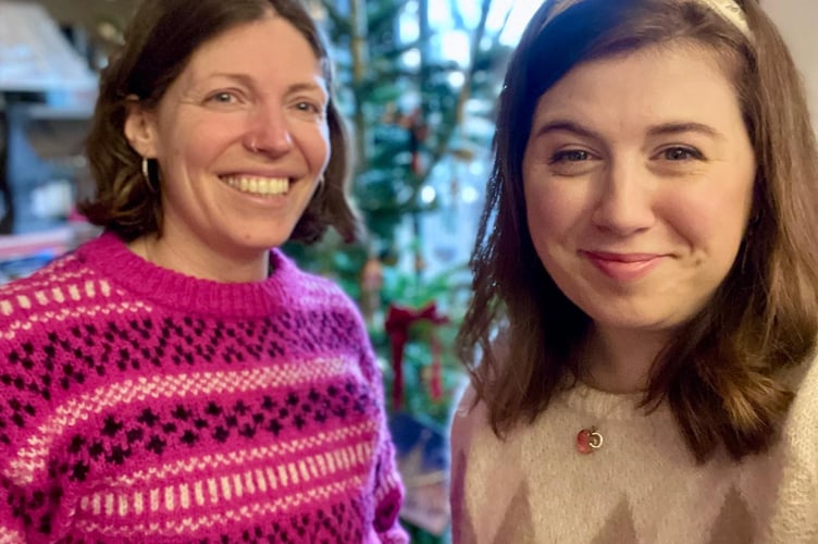 Alex Williams and Caroline Merrett.