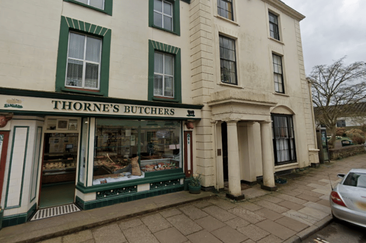 How the house looked before Thursday's crash.