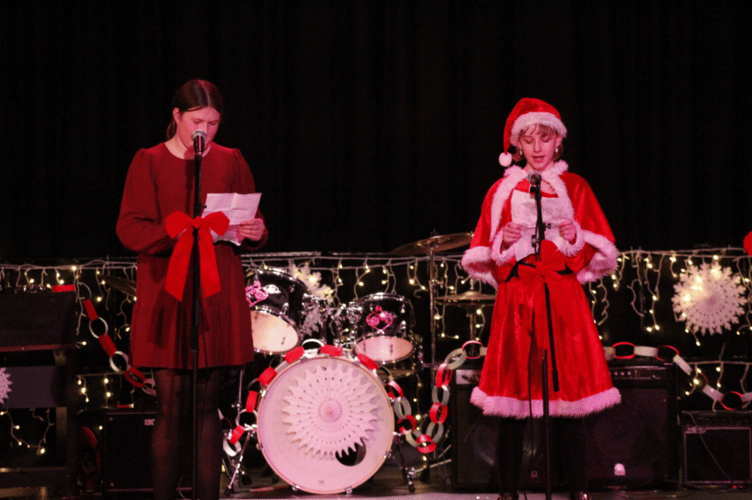 Court Fields School pupils lit up the stage with their singing.