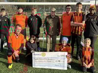 Rotarians hand over £250 cheque to Ability Counts section 