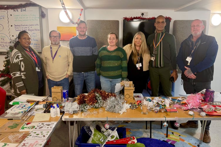 The Christmas fair run by SDAS was held at the Kings Arms Community Hub.