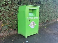 Warning over "fly tipping magnet" clothing donation bin