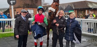 The Edwards' family back in the winners' enclosure 