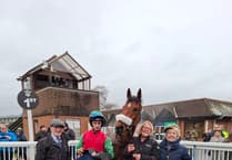 The Edwards' family back in the winners' enclosure