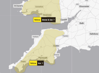 New Year snow and ice alert