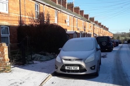 Wellington and the West Somerset area have experienced icy road conditions.