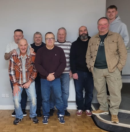 Home Guard II, back left to right: Paul Williams (capt), Steve Davy, Chris Winter, Steve Symons, Kristian Thorne; front: Richard Henwood, Andy Davey, Mark Salter. Not in picture: Macca Campbell, Adrian Salisbury, David Derrick.