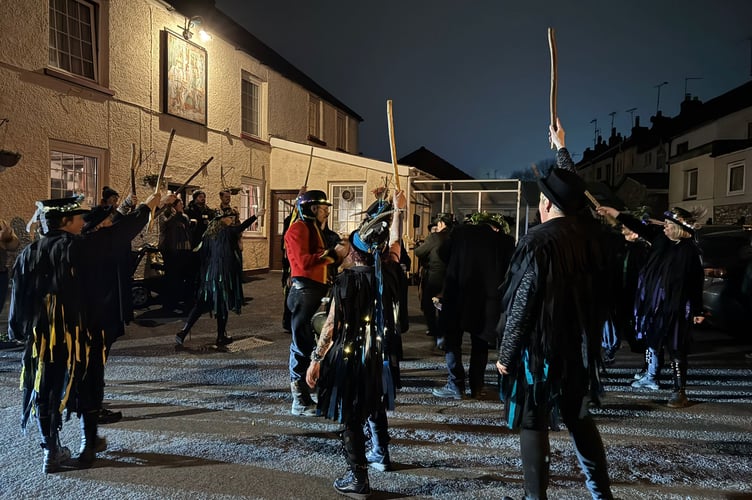 Wellington Folk & Custom Society Wassail in 2025.