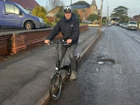 Cyclists in Wellington face pothole peril