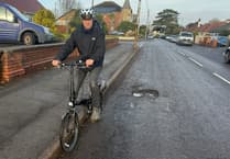 Cyclists in Wellington face pothole peril