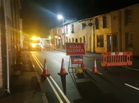 Water repair closes Wellington road tonight