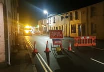 Emergency water repair to close busy road