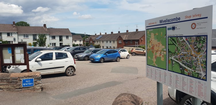 Free car parks in Wiveliscombe could soon see charges brought in.