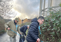 Reform UK members litter pick Rockwell Green to highlight lack of community services
