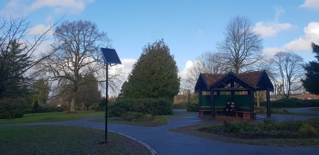 CCTV cameras have been installed in Wellington Park.