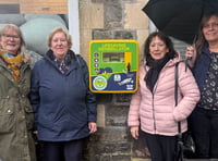 Defibrillator returns to Tonedale