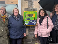Defibrillator returns to Tonedale