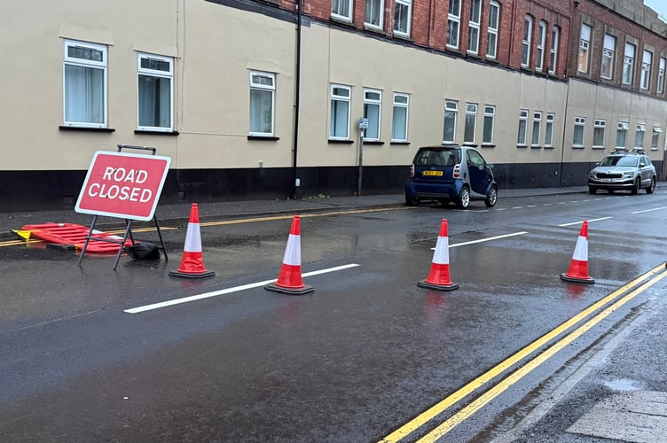 The carriageway closure will be in place 24 hours a day.