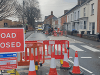 Carnage on roads as urgent sewage works start