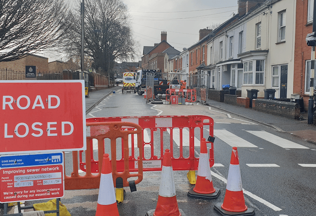 Carnage on roads as urgent sewage works start