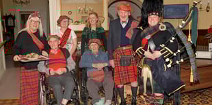 Burns Night adapted for care home residents