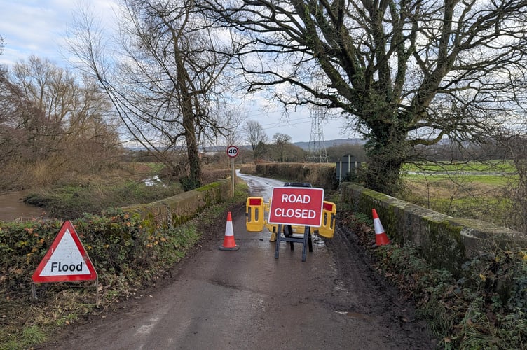 The Wellington to Nynehead road is regularly closed due to flooding during times of heavy rainfall.