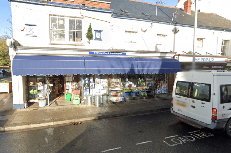 H T Perry & Son & Granddaughter, in Fore Street, Wellington.