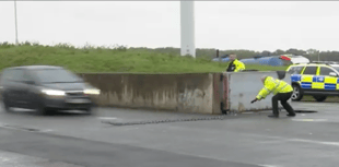 Driving ban for motorist stopped with stinger device