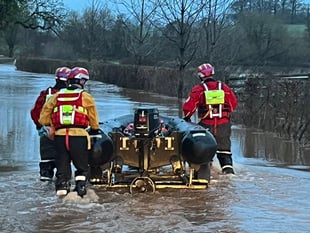 Woman rescued from Nynehead Road flood