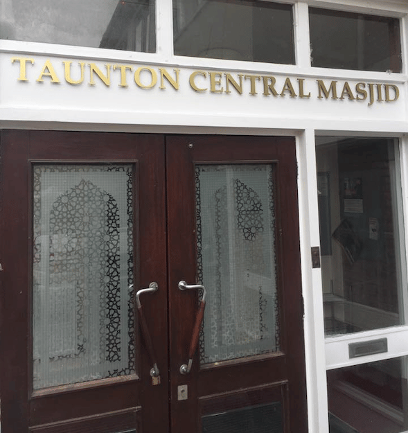 A Wellington man is one of two people found guilty of a racist attack on a mosque in Taunton.